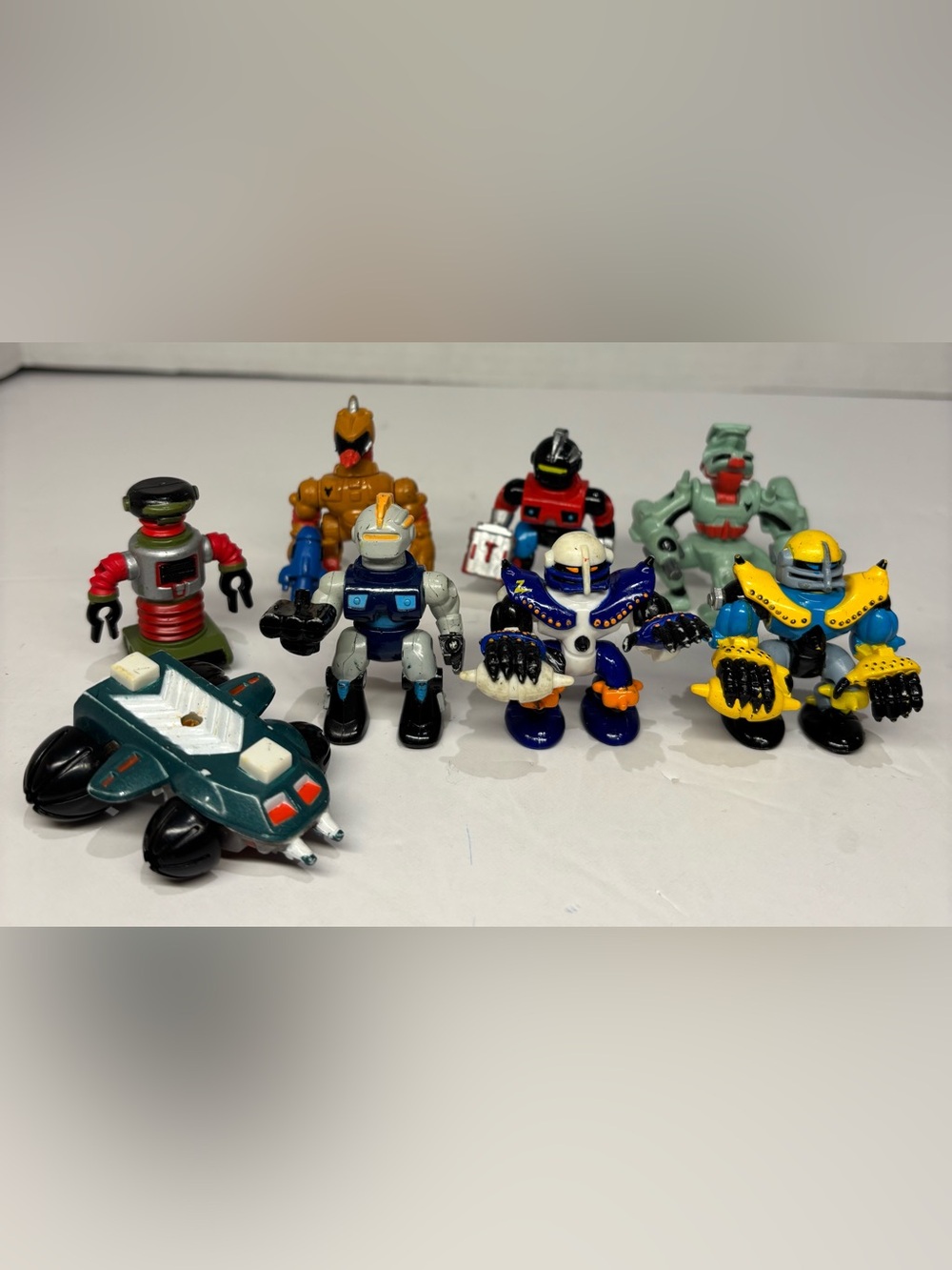 GALOOB Micro Machines Z-Bots Vintage 1990s Lot of 8 Robot Figures